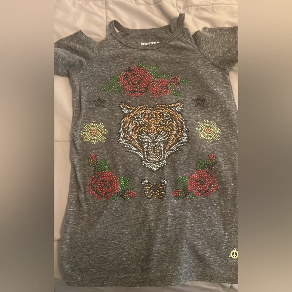 Butter Tiger T shirt Dress